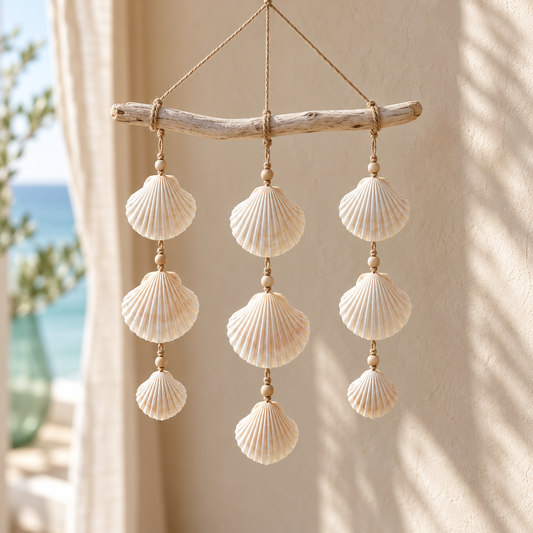 Minimal shell strand; generated design illustration